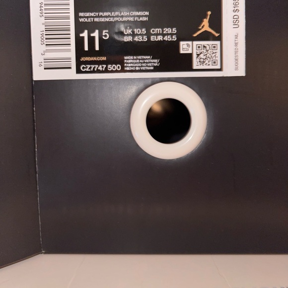 Nike Air Jordan XXXIV Low EYBL 11.5. CZ7747-500 - NIB